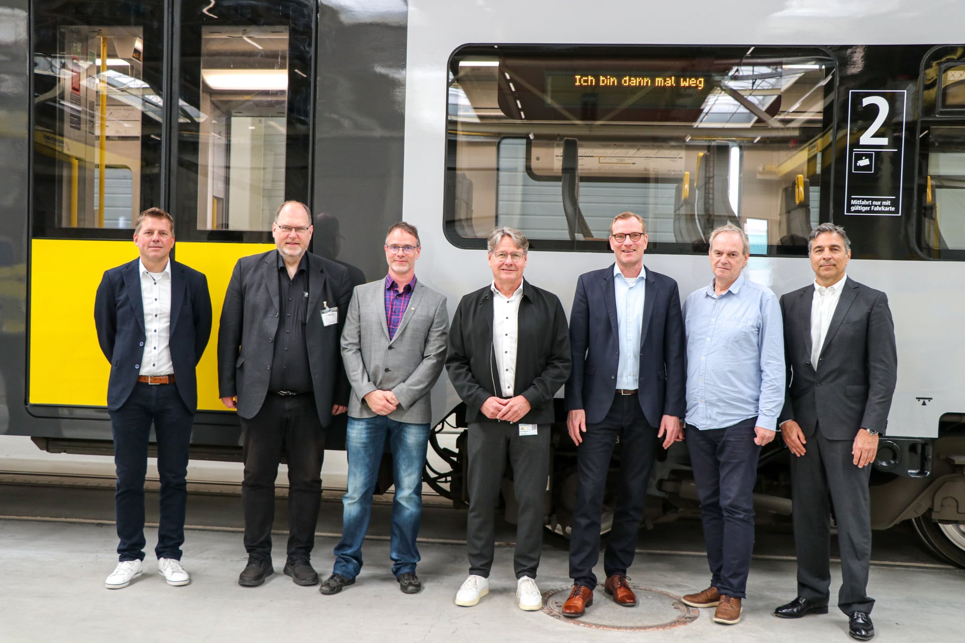 Projektabschluss in der Siemens Mobility Werkstatt in Wildenrath